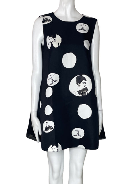 Vestido Morava Acampanado Negro-Talla XS