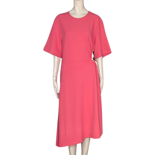 Vestido See By Chloe Fluido Cordon Blanco Rosado- Talla M