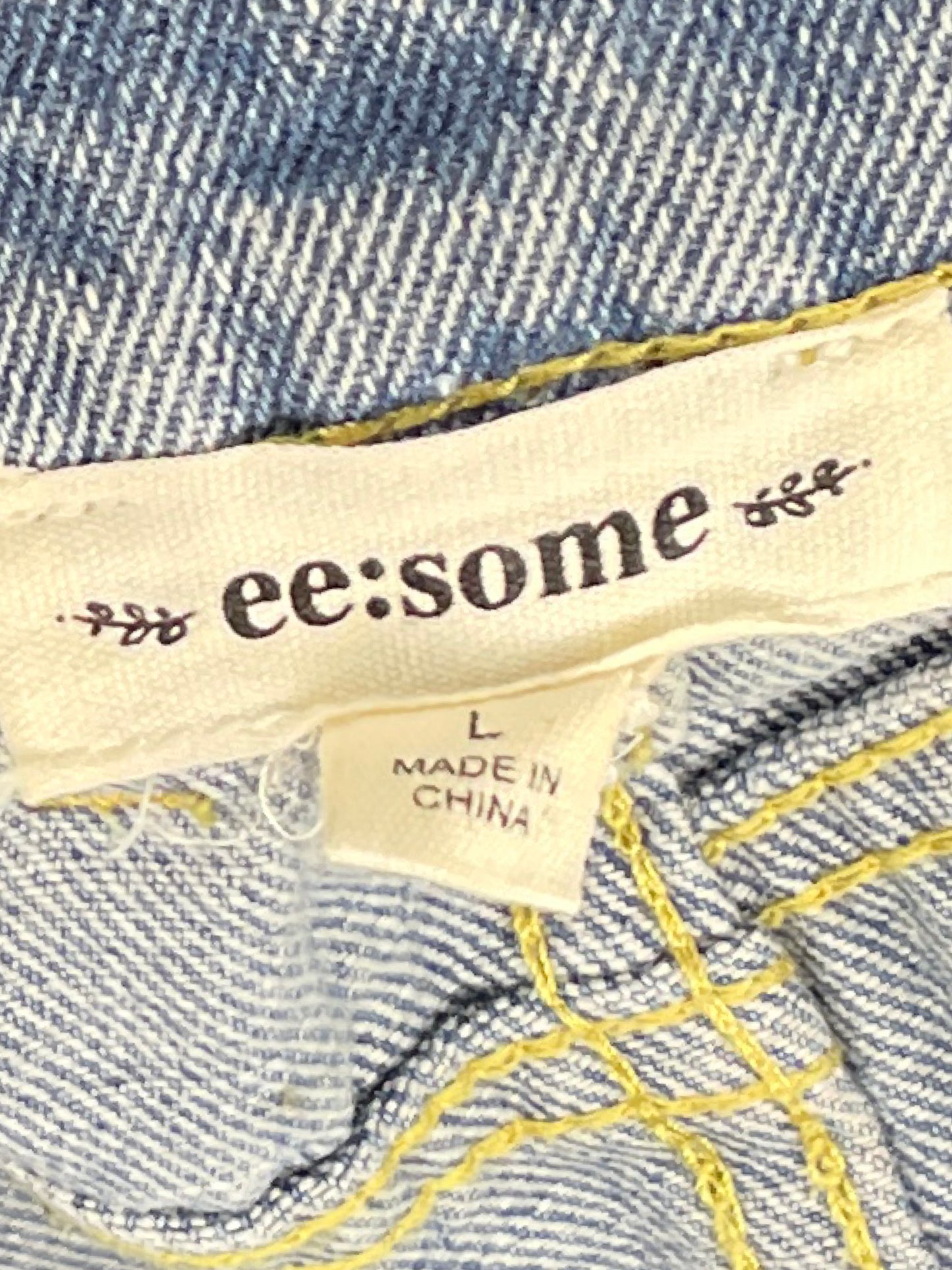 Falda Ee:some Larga Denim Azul-Talla L