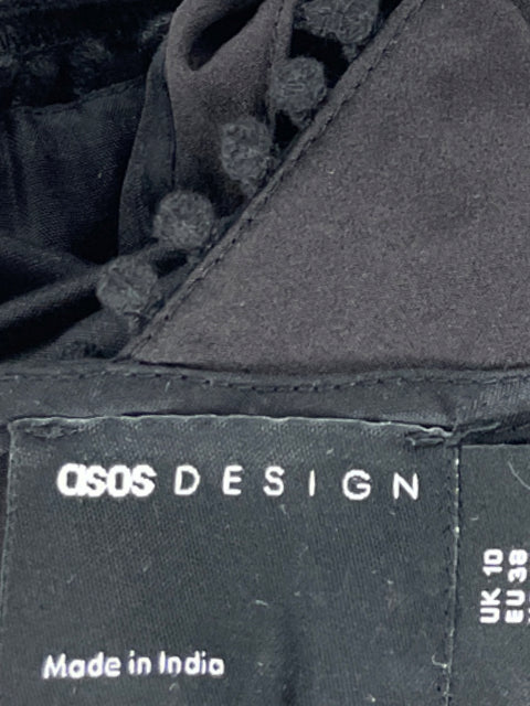 Vestido Asos Design Mini Negro-Talla M