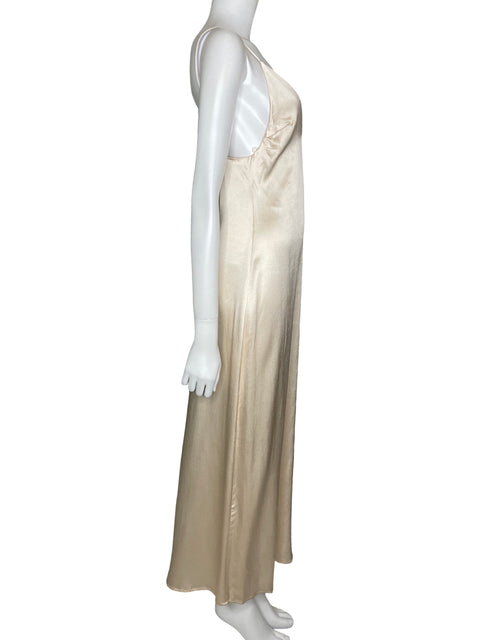 Vestido Zara Lencero Rosado-Talla S