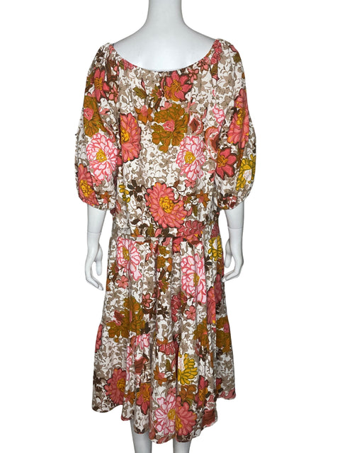 Set Fever Blusa + Falda Estampado Naranja - Talla M