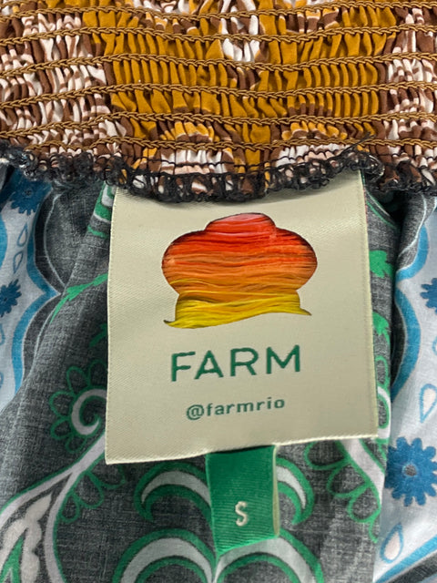 Vestido Farm Mini Bandana Print Rosado-Talla S