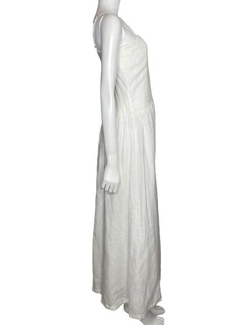 Vestido Boamar Maxi Tirantes Blanco-Talla S