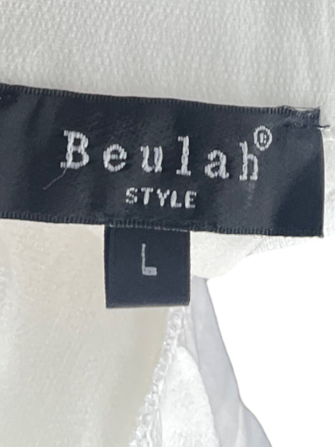 Blusa Beulah Transparente Blanco - Talla L