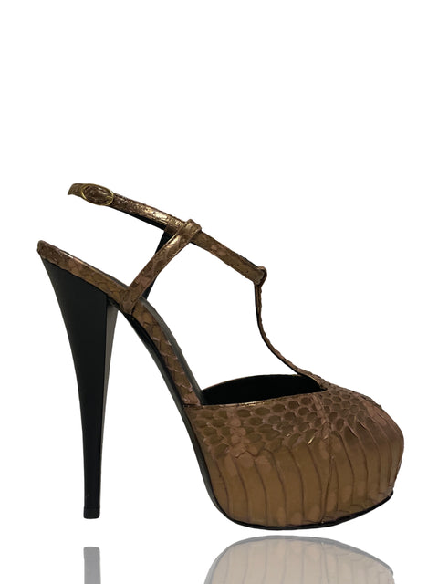 Calzado Giuseppe Zanottti Boa Marrón-Talla 38.5