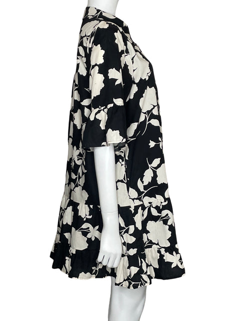 Vestido Sugarlips Camisero Floral Negro-Talla M