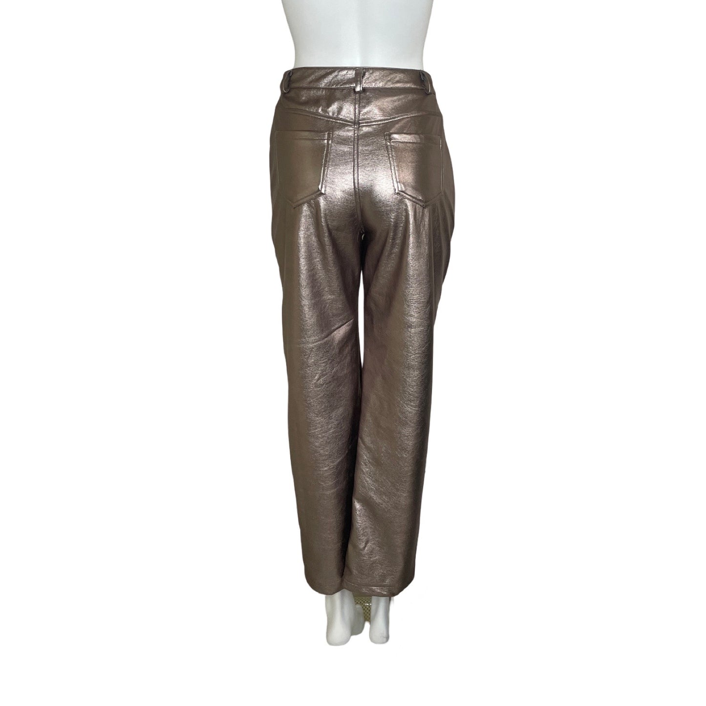 Pantalon Pretty Garbage Metalico Beige-Talla S