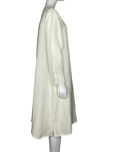 Cardigan Dolma Lino Beige - Talla L