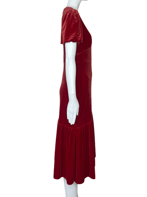 Vestido Gianni Bini Mangas Puff Rojo-Talla 4