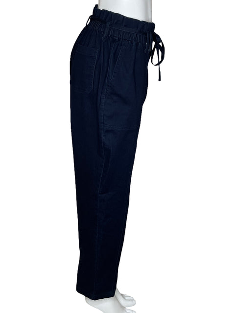 Pantalón Jones New York Paper Bag Azul-Talla 10