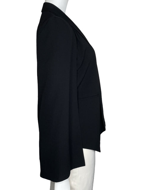 Blazer Nasty Gal Mangas Abiertas Negro-Talla S