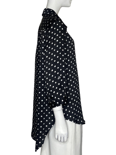 Blusa Clara Sun Woo Bolas Negro - Talla M