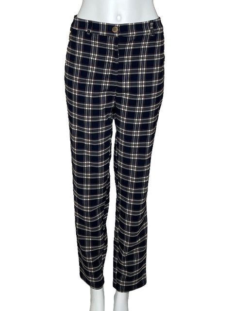 Pantalón Cortefiel Cuadros Azull-Talla 14