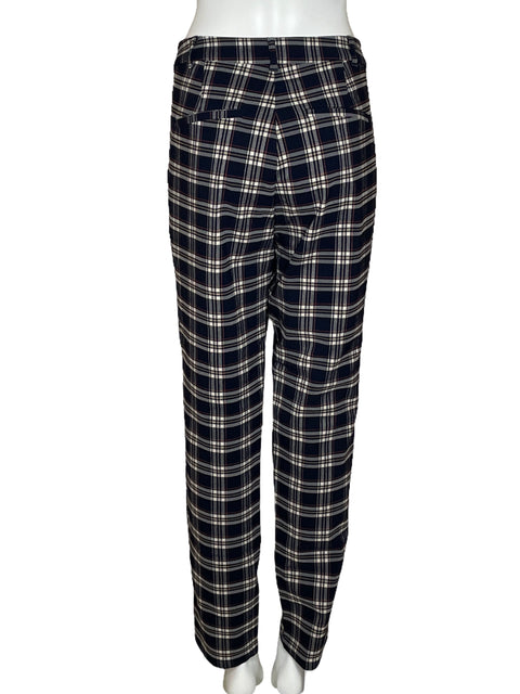 Pantalón Cortefiel Cuadros Azull-Talla 14