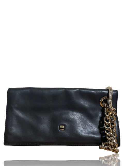 Cartera Purificación Garcia Clutch Negro-Talla U