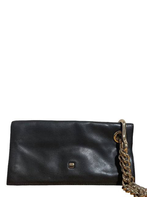 Cartera Purificación Garcia Clutch Negro-Talla U