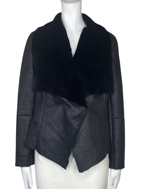 Chaqueta Alfani Asimetrico Negro-Talla XS