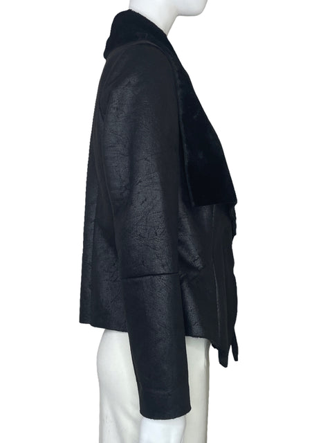 Chaqueta Alfani Asimetrico Negro-Talla XS