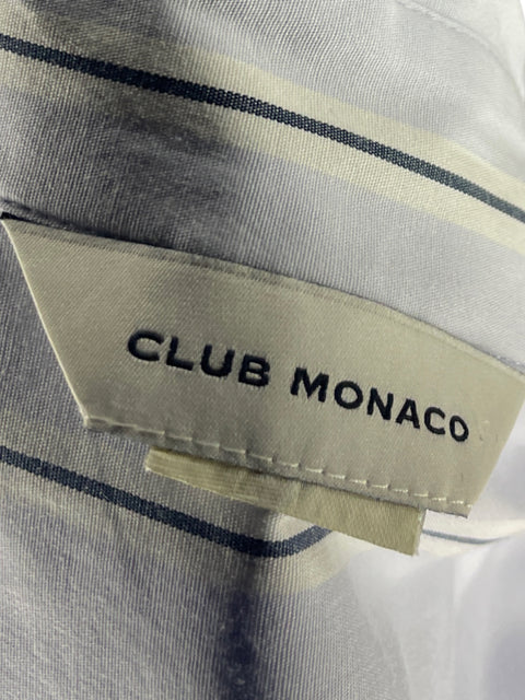 Vestido Club Monaco Camisero Celeste-Talla S