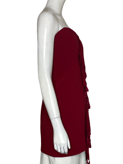 Blusa Cinq a Sept Straple Rojo-Talla S