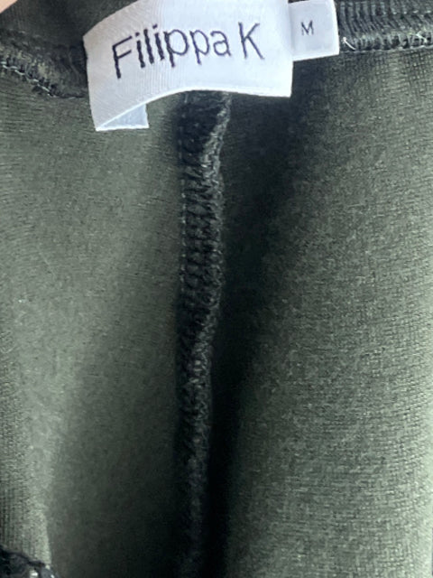 Pantalón Filippa K Basta Ancha Verde - Talla M