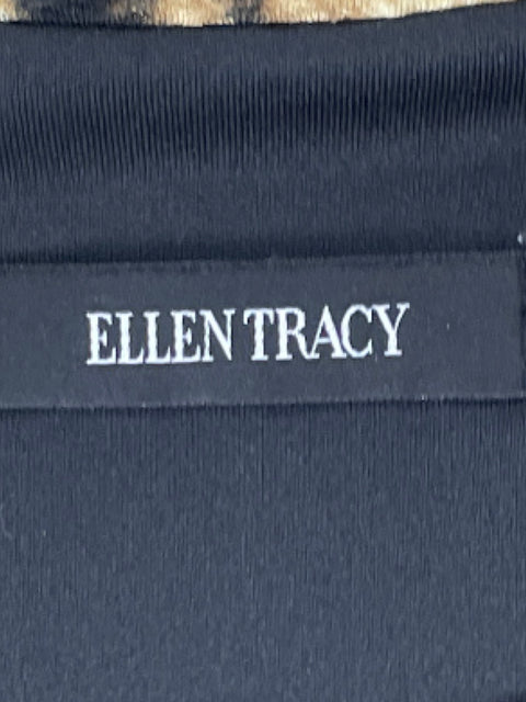 Vestido Ellen Tracy Animal Print Marron-Talla 8
