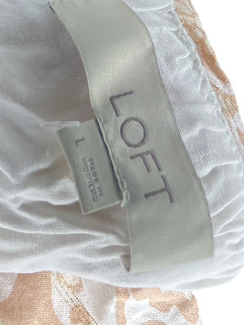 Set Loft Blusa + Falda Estampado Rosado - Talla L