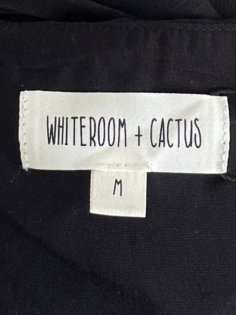 Blusa WhiteRoom+Cactus Fluida Negro-Talla M
