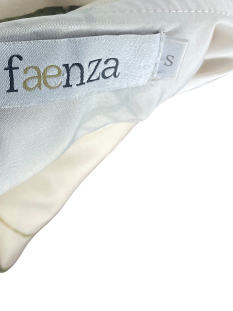 Vestido Faenza One Shoulder Flores Beige - Talla S