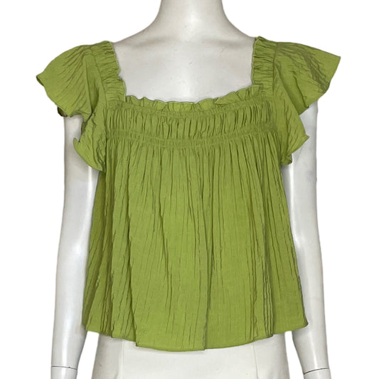 Blusa MNG Vuelos Verde-Talla XS