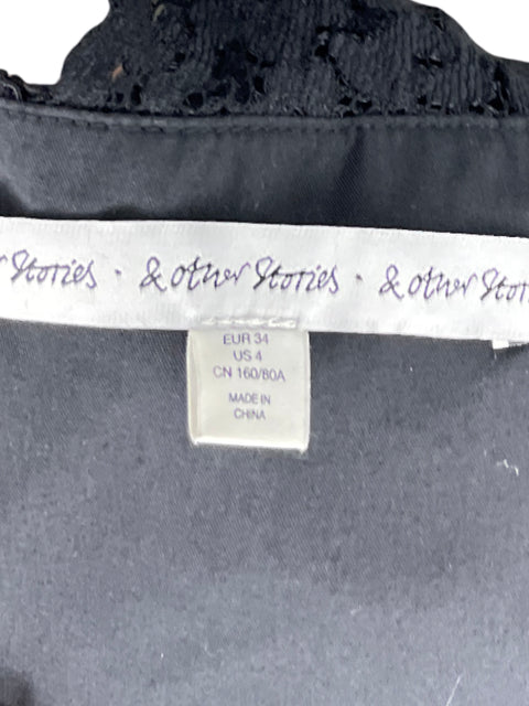 Vestido & Other Stories Midi Negro-Talla S