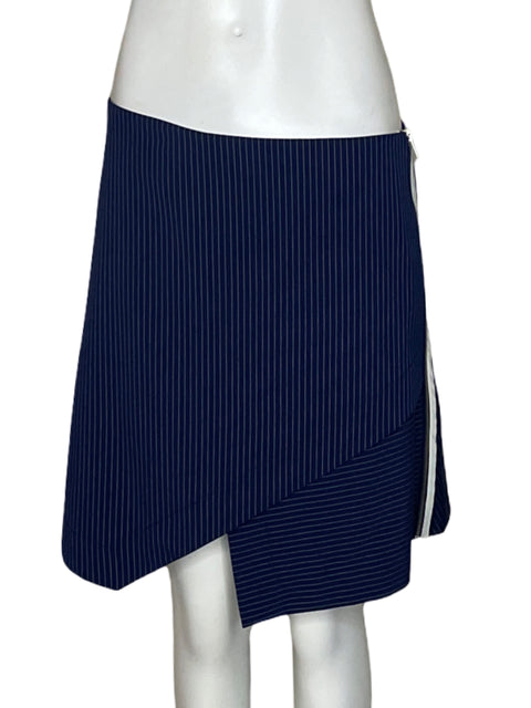 Falda Cop. Copine Rayas Azul-Talla M