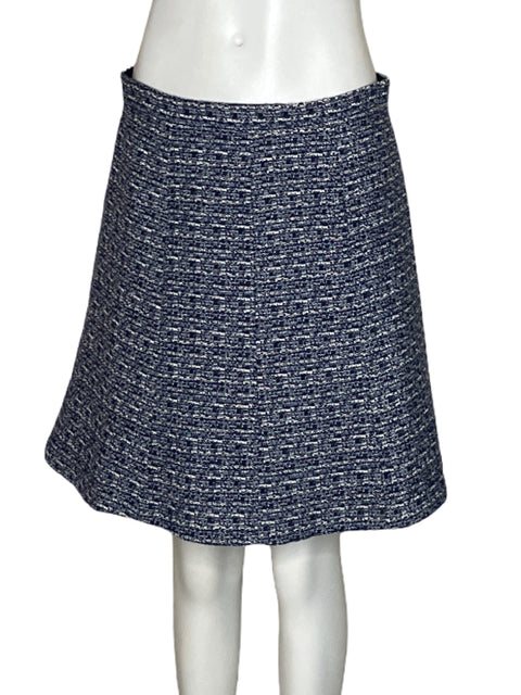 Falda Ann Taylor Punto Azul-Talla S
