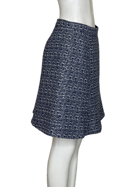 Falda Ann Taylor Punto Azul-Talla S