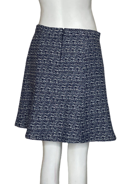 Falda Ann Taylor Punto Azul-Talla S