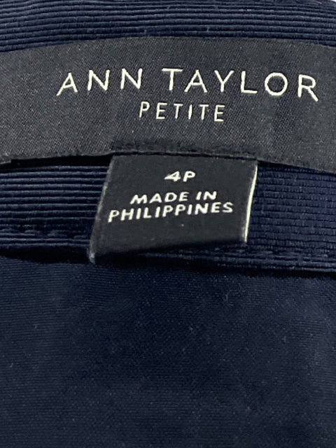 Falda Ann Taylor Punto Azul-Talla S