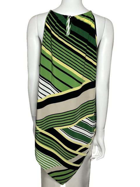 Blusa Alfani Asimétrico Halter Verde-Talla XL