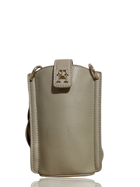 Cartera Tommy Hilfiger Crossbody Crema-Talla U