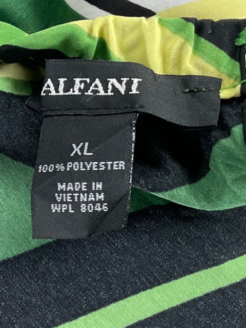 Blusa Alfani Asimétrico Halter Verde-Talla XL