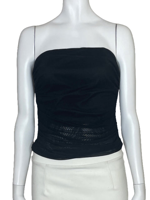 Top Shasa Strapless Tubo Negro-Talla M
