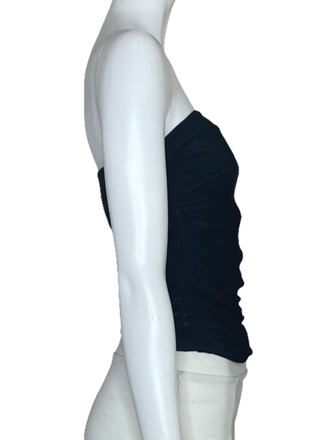 Top Shasa Strapless Tubo Negro-Talla M