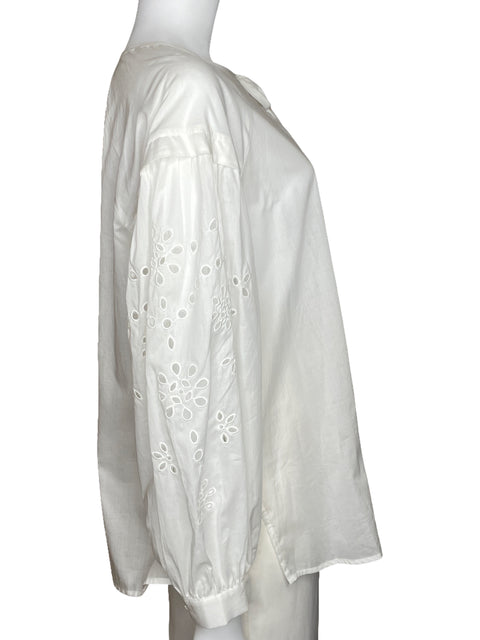 Blusa Rails Dari Beach Eyelet Blanco-Talla L