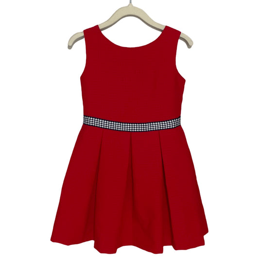 Vestido Alber Plisado Rojo-Talla 8