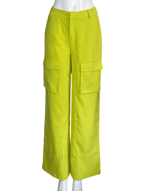 Pantalón Tea & Cup Cargo Verde-Talla S
