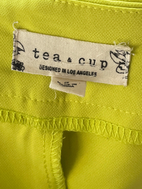Pantalón Tea & Cup Cargo Verde-Talla S