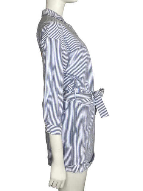 Romper Zara Rayas Azull-Talla M