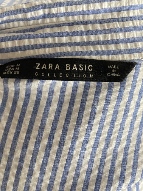 Romper Zara Rayas Azull-Talla M