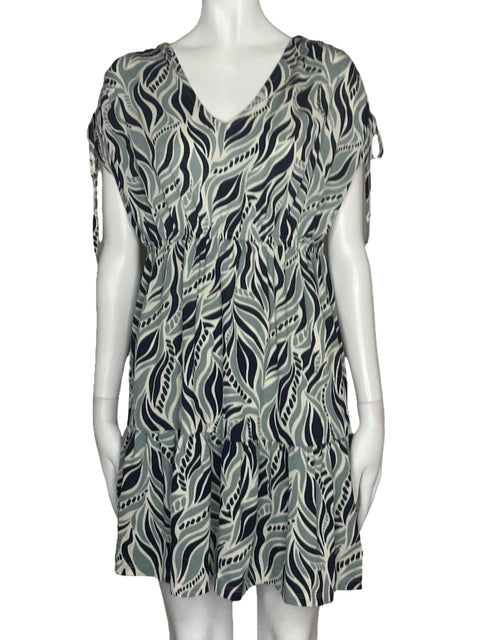 Vestido Sfera Collection Estampado Azul-Talla S