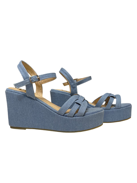 Calzado MC Sandalias Plataforma Denim-Talla 5.5